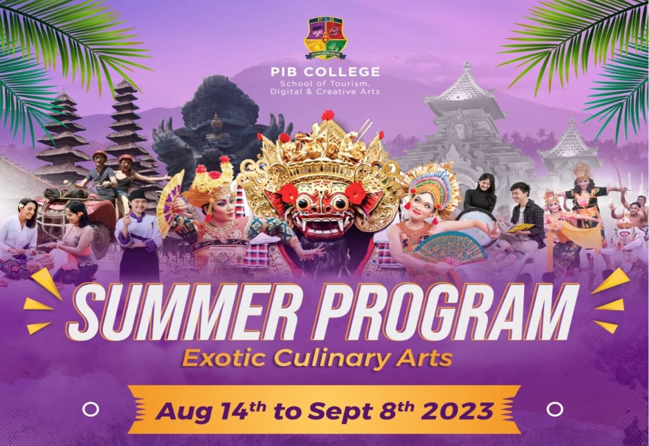 Summer Course 2023 - Opening Highlight PIB College Resmi Gelar Summer Course: Memperkaya Pengetahuan Budaya Indonesia Melalui Gastronomi dan Ekowisata
